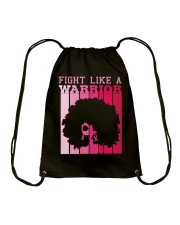 Fight Like A Warrior The Breast Cancer Awareness Month Drawstring Bag tile