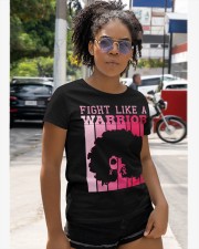 Fight Like A Warrior The Breast Cancer Awareness Month Classic T-Shirt apparel-classic-tshirt-lifestyle-front-263