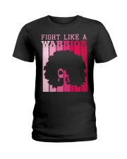 Fight Like A Warrior The Breast Cancer Awareness Month Ladies T-Shirt tile