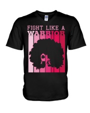 Fight Like A Warrior The Breast Cancer Awareness Month V-Neck T-Shirt tile