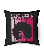 Fight Like A Warrior The Breast Cancer Awareness Month Indoor Pillow tile