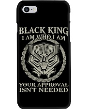 Black King I Am Who I Am Black Pride Phone Case tile