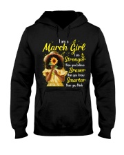 I Am a March Girl Braver Than You Believe Birthday Women's Day Hooded Sweatshirt tile