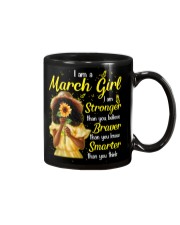 I Am a March Girl Braver Than You Believe Birthday Women's Day Mug tile