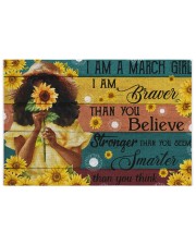 I Am a March Girl Braver Than You Believe Birthday Women's Day Puzzles tile