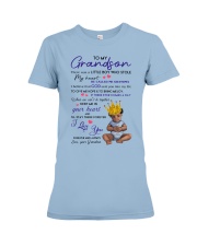There Was A Little Boy Who Stole My Heart To Grandson Premium Fit Ladies Tee tile