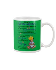 There Was A Little Boy Who Stole My Heart To Grandson Mug tile