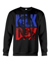 MLK Martin Luther King Peace Equality Work Resist Change Black History Month Crewneck Sweatshirt tile