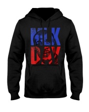 MLK Martin Luther King Peace Equality Work Resist Change Black History Month Hooded Sweatshirt tile