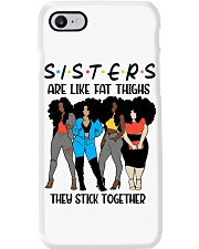 Girls Sisters Are like Fat Things Black Woman To Friend Best Friend Day Phone Case tile