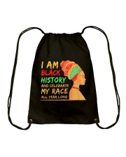 They Make Black History African American Black History Month Drawstring Bag tile