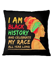 They Make Black History African American Black History Month Square Pillowcase tile