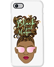 Black Girl Magic Puff Hair Women's Day Phone Case tile