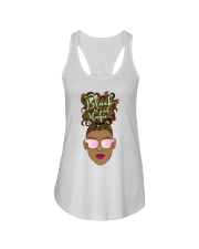 Black Girl Magic Puff Hair Women's Day Ladies Flowy Tank tile