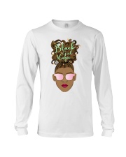 Black Girl Magic Puff Hair Women's Day Long Sleeve Tee tile