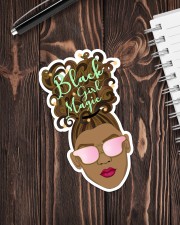 Black Girl Magic Puff Hair Women's Day Sticker - Single (Vertical) aos-sticker-single-vertical-lifestyle-front-05