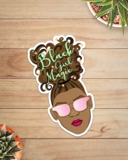 Black Girl Magic Puff Hair Women's Day Sticker - Single (Vertical) aos-sticker-single-vertical-lifestyle-front-07