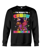 I'm ready to crush kindergarten unicorn Back To School Crewneck Sweatshirt tile