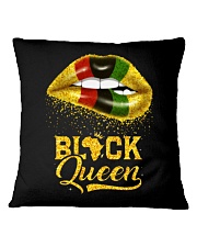 She Is Beautiful Bold Black Girl Women's Day Square Pillowcase tile