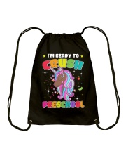 I'm ready to crush preschool unicorn Back To School Drawstring Bag tile