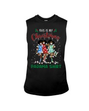 Black Girl Friends This Is My Christmas Pajama Shirt To Friend Christmas Day Sleeveless Tee tile