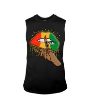 No Justice No Peace Lips Juneteenth Sleeveless Tee tile
