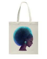 Black Girl Sea Afro Puff Women's Day Tote Bag tile