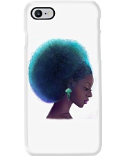 Black Girl Sea Afro Puff Women's Day Phone Case tile