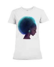 Black Girl Sea Afro Puff Women's Day Premium Fit Ladies Tee tile