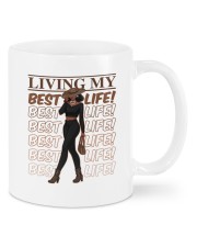 Black Woman Living My Best Life Black Pride Women's Day Mugs tile
