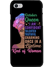 October Queen I Am Confident Birthday Women's Day Phone Case tile