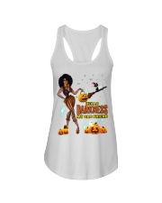 Afro Halloween - Hello Darkness My Friend Ladies Flowy Tank tile