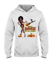 Afro Halloween - Hello Darkness My Friend Hooded Sweatshirt tile