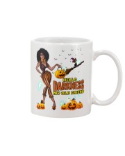 Afro Halloween - Hello Darkness My Friend Mug tile
