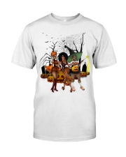 Black Friends Halloween Style Spider Silk Halloween Day Premium Fit Mens Tee tile