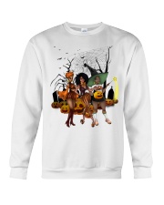 Black Friends Halloween Style Spider Silk Halloween Day Crewneck Sweatshirt tile