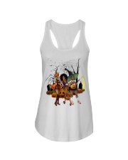 Black Friends Halloween Style Spider Silk Halloween Day Ladies Flowy Tank tile