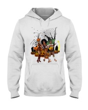 Black Friends Halloween Style Spider Silk Halloween Day Hooded Sweatshirt tile