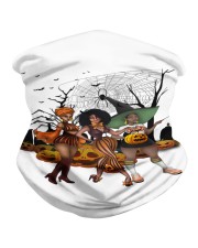 Black Friends Halloween Style Spider Silk Halloween Day Neck Gaiter tile