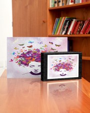 Women Natural Hair Art Butterfly Colorful Style Women's Day 250 Piece Puzzle (horizontal) aos-jigsaw-puzzle-250-pieces-horizontal-lifestyle-front-18