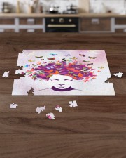 Women Natural Hair Art Butterfly Colorful Style Women's Day 250 Piece Puzzle (horizontal) aos-jigsaw-puzzle-250-pieces-horizontal-lifestyle-front-23