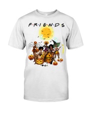 Black Friends Halloween Style Full Moon Halloween Day Premium Fit Mens Tee tile