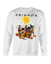 Black Friends Halloween Style Full Moon Halloween Day Crewneck Sweatshirt tile