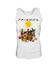 Black Friends Halloween Style Full Moon Halloween Day Unisex Tank tile