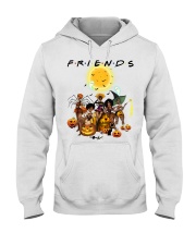 Black Friends Halloween Style Full Moon Halloween Day Hooded Sweatshirt tile