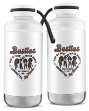 Besties side by side or miles will always be connected by heart To Friend Best Friend Day Vacuum Bottle tile