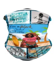 I'm A Black Queen Sea Women's Day Neck Gaiter front