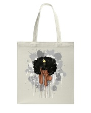 Black Queen Art Afro Queen Natural Hair Beauty Women's Day Tote Bag tile