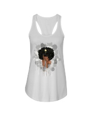 Black Queen Art Afro Queen Natural Hair Beauty Women's Day Ladies Flowy Tank tile