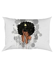 Black Queen Art Afro Queen Natural Hair Beauty Women's Day Rectangular Pillowcase tile